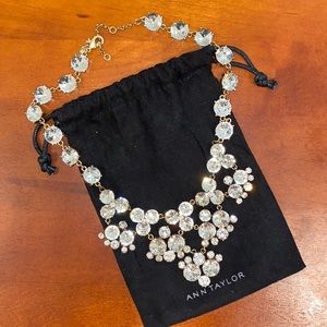Ann Taylor Crystal Statement Necklace
